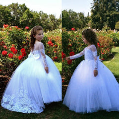 Lace Ball Gown Flower Dress