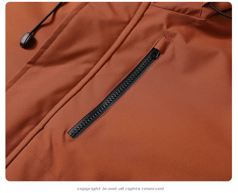 Thick Hooded Hiking Jacket