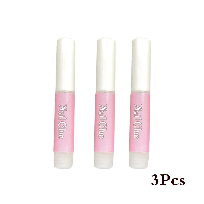 Nail Glue for Press on Nails for Nail Tips Acrylic Nail Glue Long Lasting Super Strong Nail Glue for Nails Salon