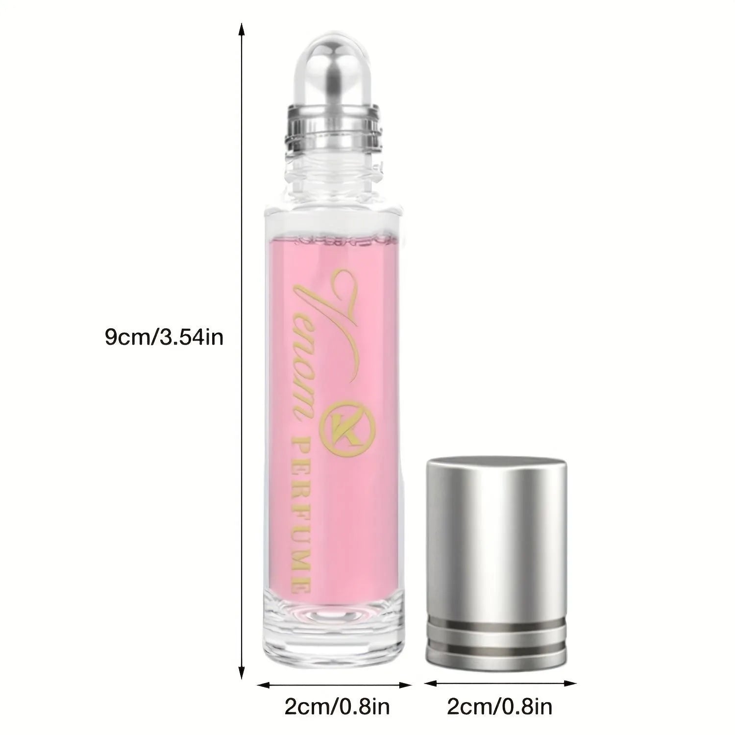 Roll-On Pheromone Perfume - Exohormone Parfum Fruity Floral Scent, Long-Lasting Fragrance, Alcohol-Free, Essential for Dates