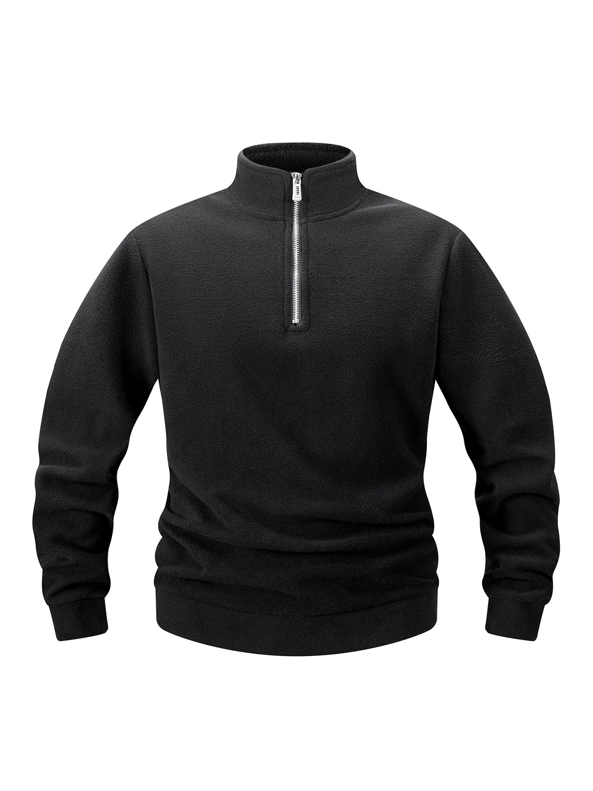 Modern Stand Collar Zip Pullover