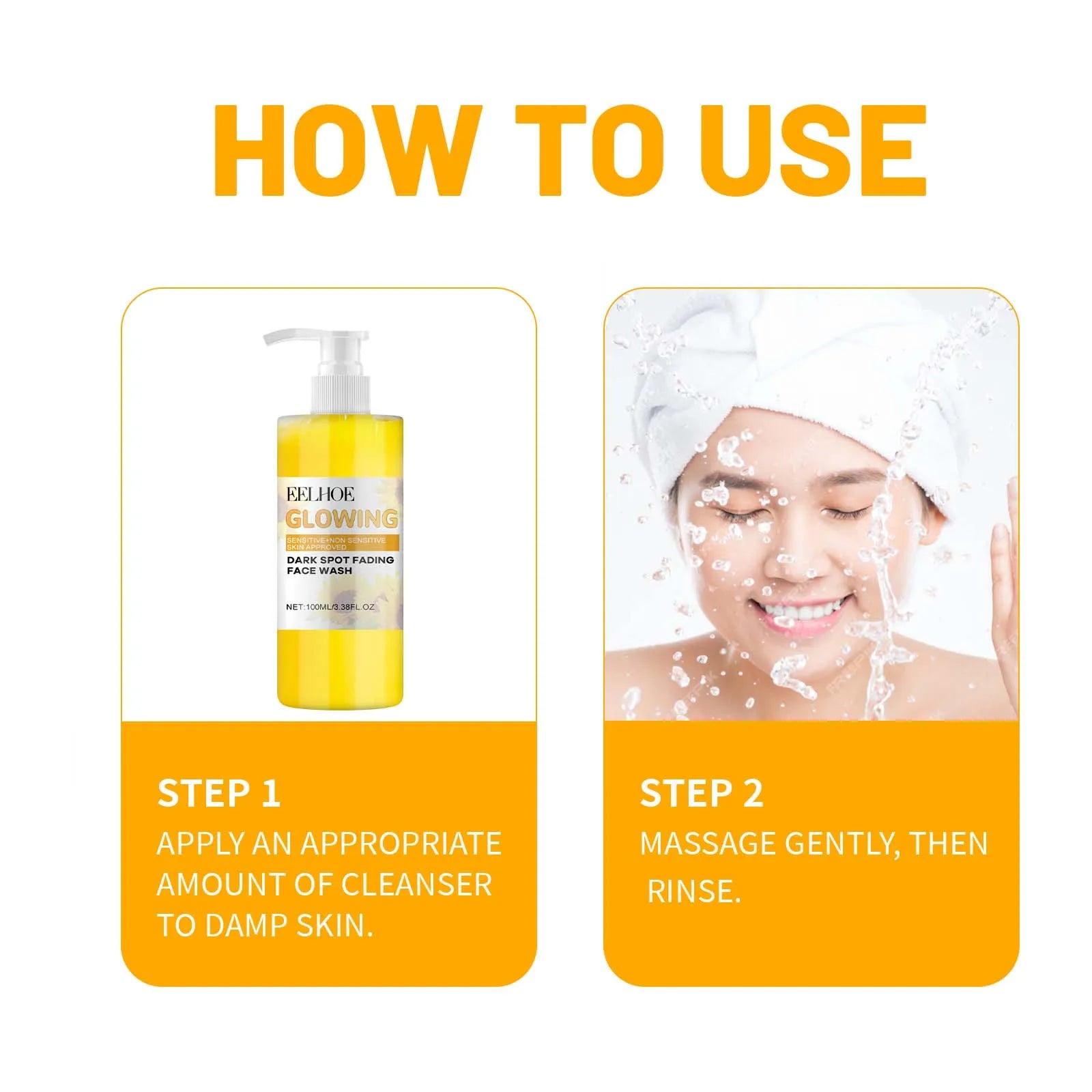 Turmeric Brightening Facial Cleanser Wash