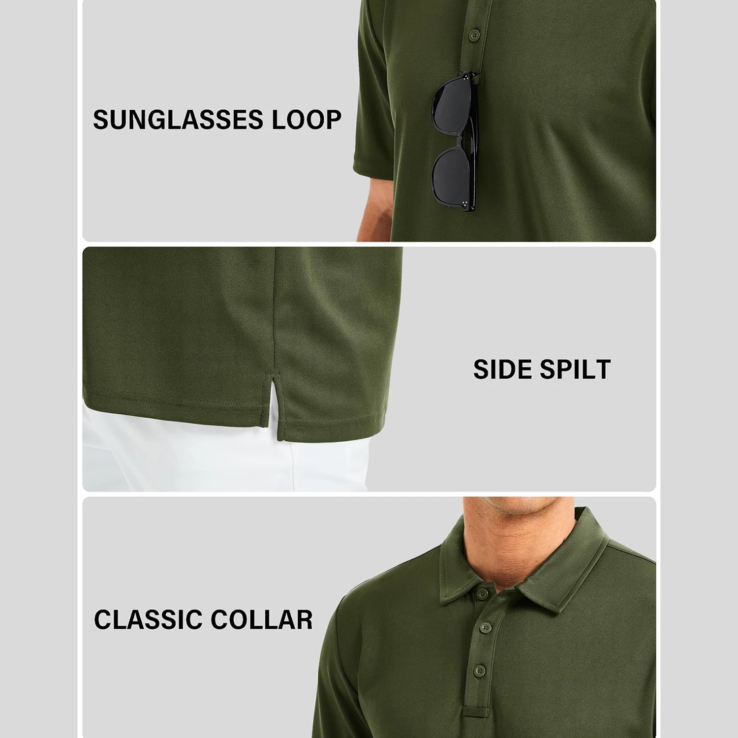 Quick Dry Athletic Golf Polo