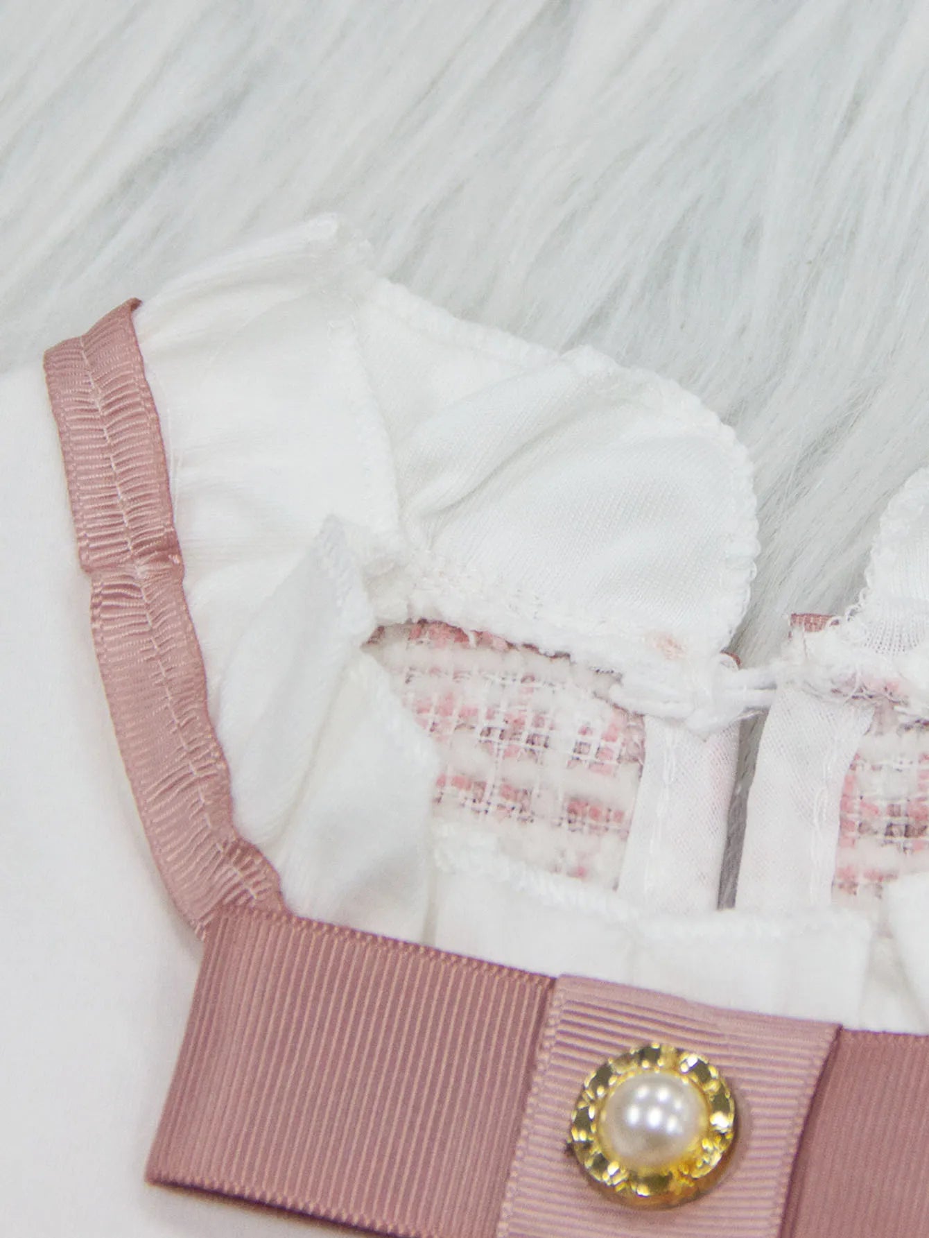Cute Bow Plaid Baby Dress