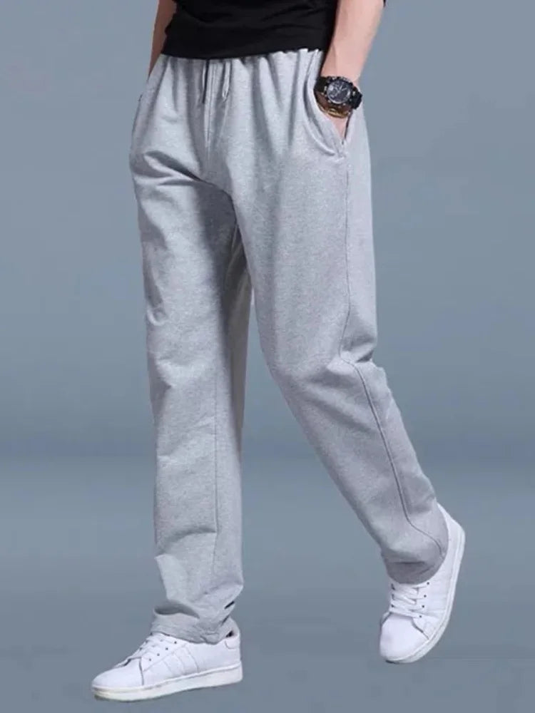 2025 new Joggers Men Jogging Sweatpants Sportswear Knit Tracksuit Sports Pants Trousers Wide Leg Clothing ﻿