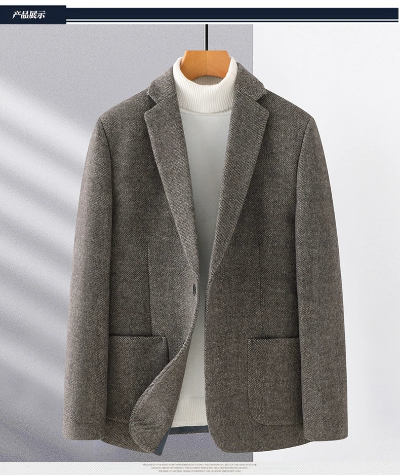 Elegant Tweed Business Blazer