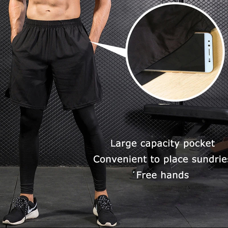Two In One Training Jogger Pants