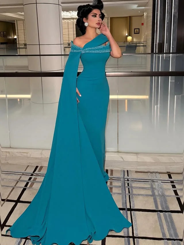 Women's Wedding Party attire Evening Dresses Mermaid Elegant Luxurious Simply Beads  Prom Gowns Customized High-Quality