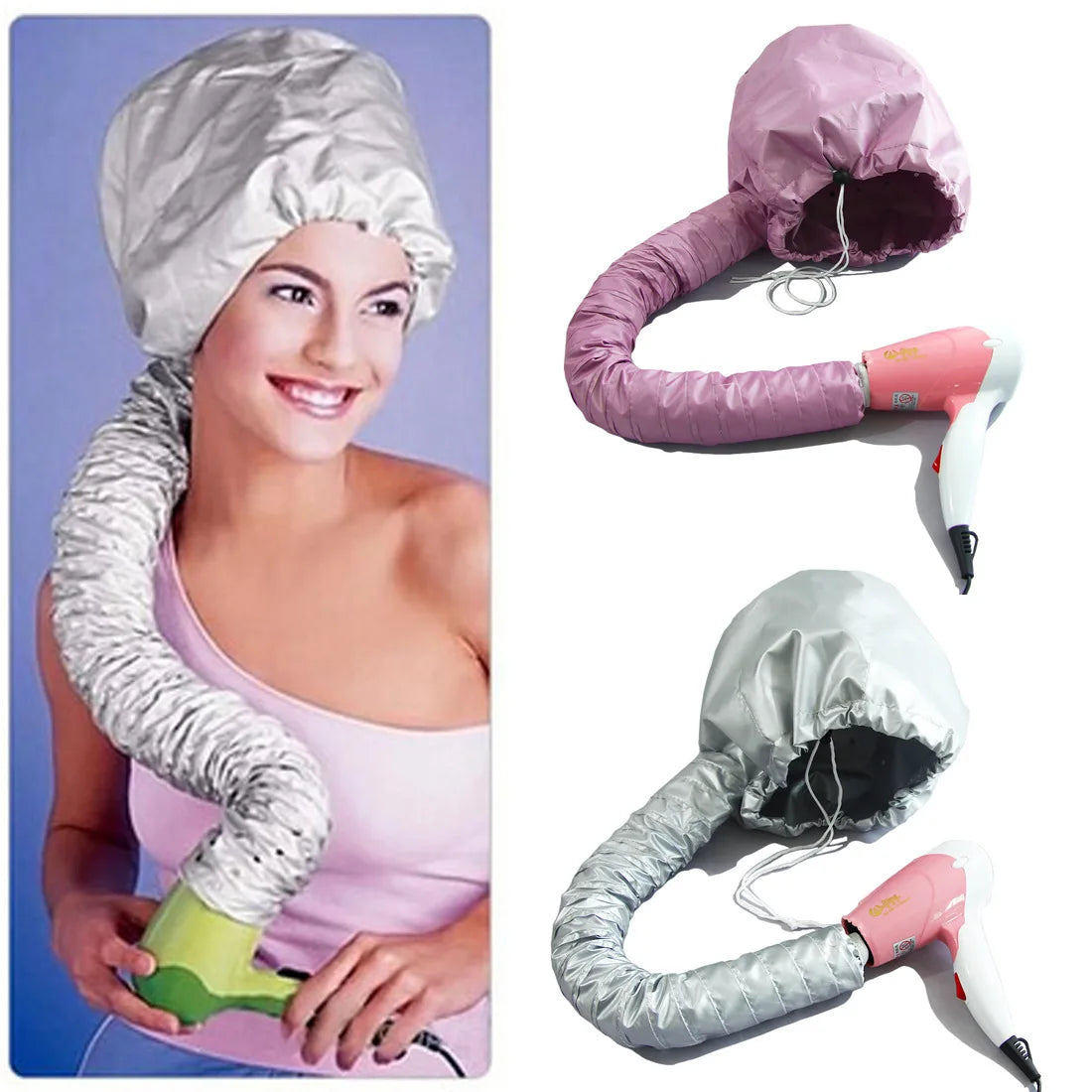 Hair Treatment Cap Hair Dryer Hair-Drying Cap Care Hair Perming and Dying Styling Drying with Hot Air Hair Treatment Cap Shower