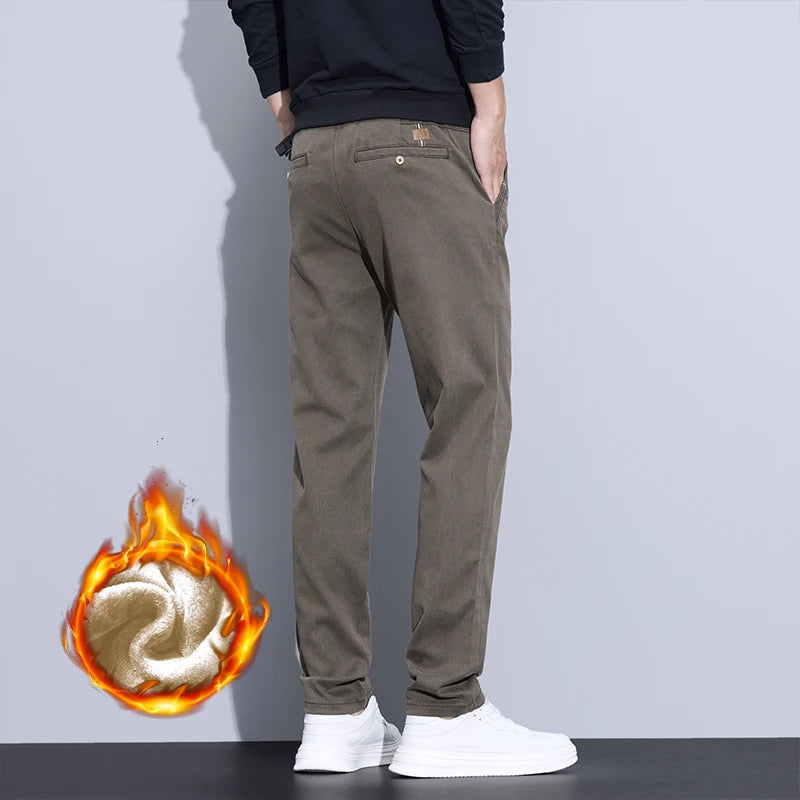 Winter Fleece Smart Casual Trousers