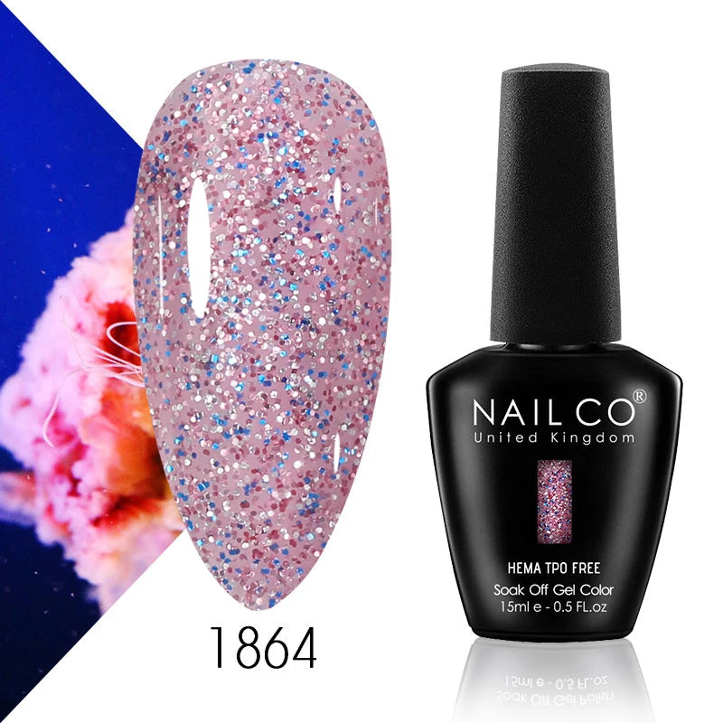 NAILCO 15ml Nail Gel Polish Semi Permanent UV Varnish Nails Art Gel Vernis Manicure TOP BASE Nails Products Supplies Equipment