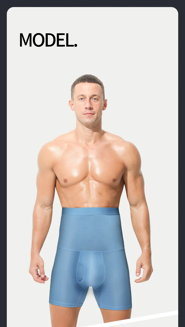 High Waist Sports Boxer Shorts