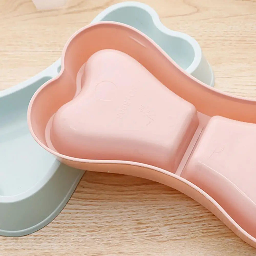 Bone Shaped 2-in-1 Feeding Set