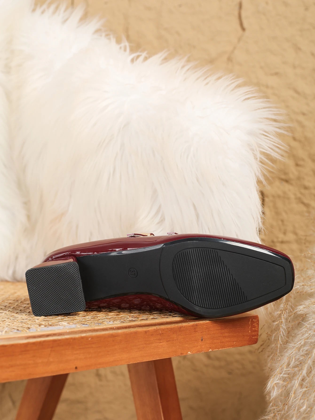 Women Patent Leather Mary Jane Pumps