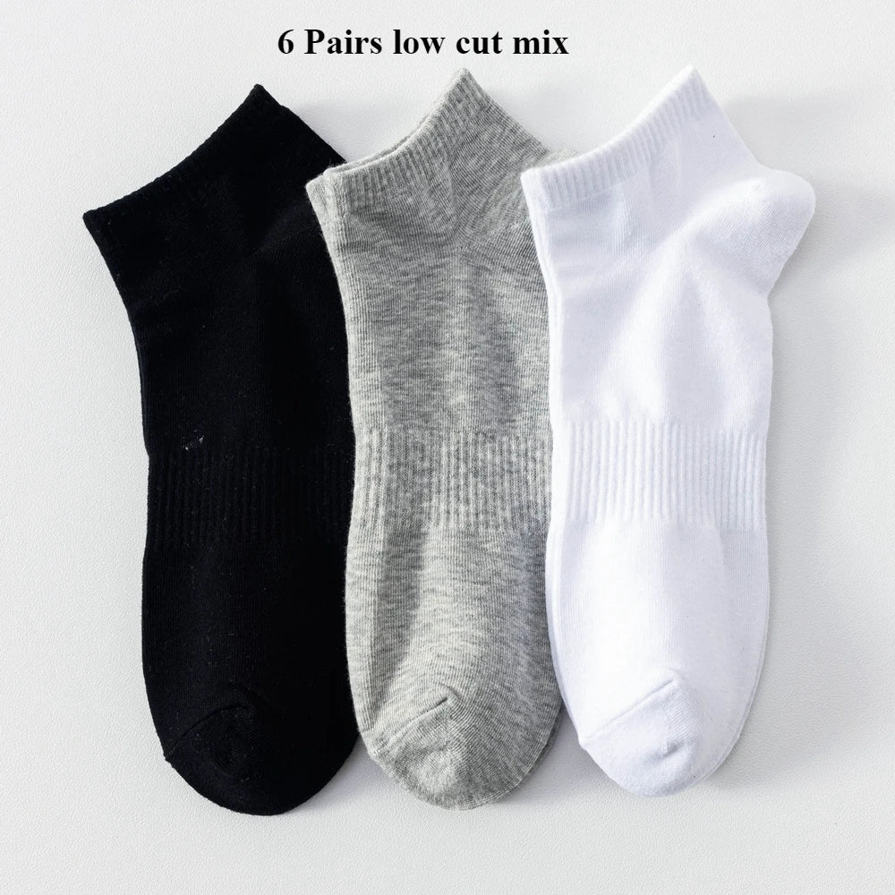 Plus Size Cotton Crew Socks
