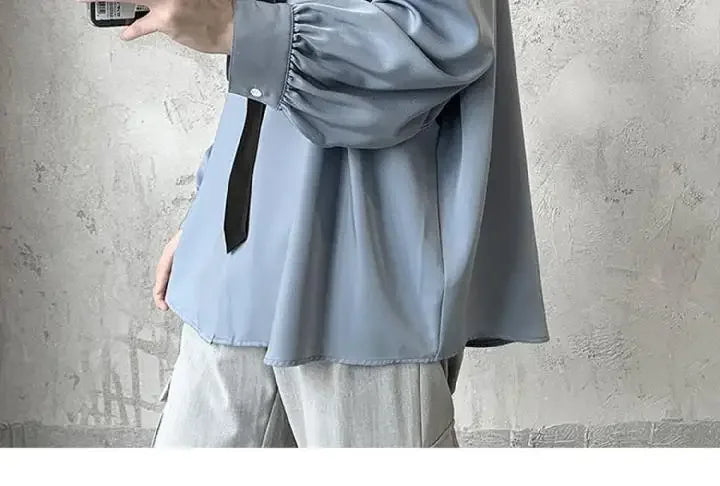 Loose Office Button Shirt Women