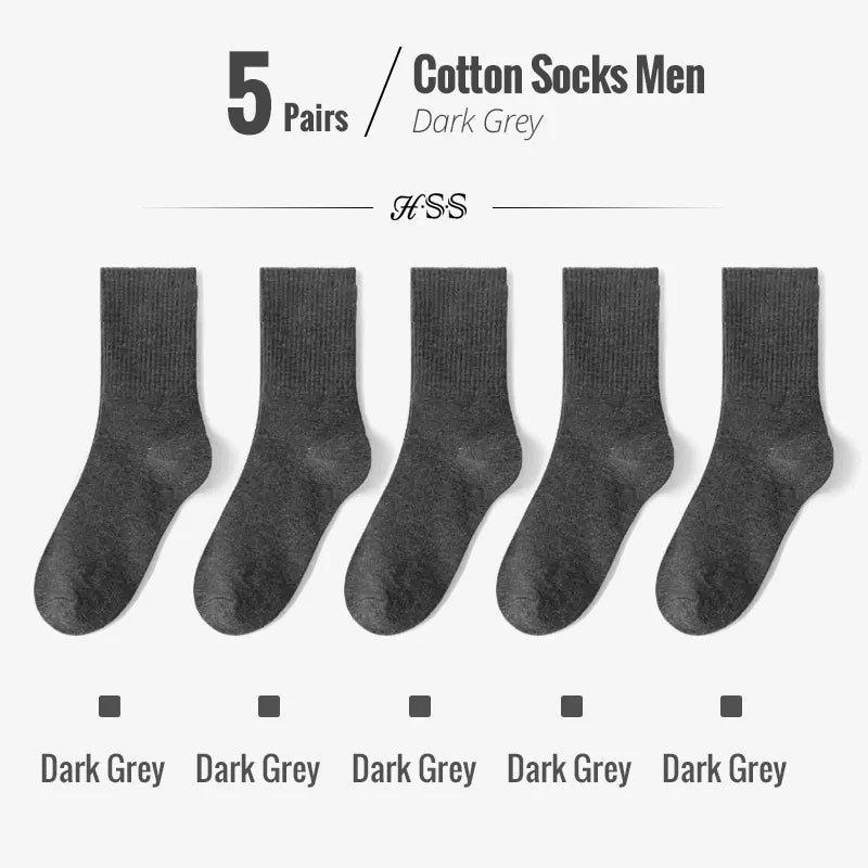 Combed Cotton Business Crew Socks