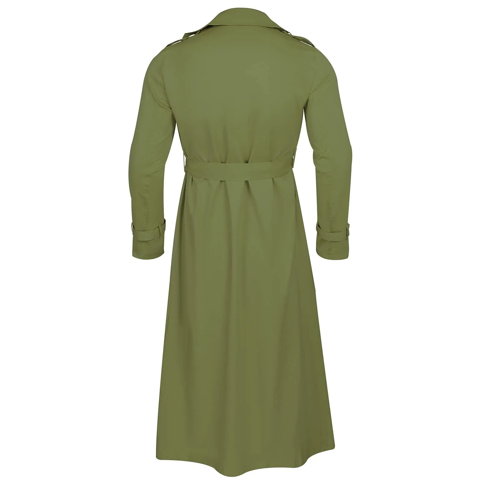 Men’s Luxury Full-Length Trench Coat – England Style Business Overcoat