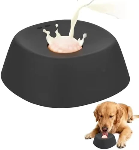 Liquid Slow Dog Bowls  Anti-slip Ball-shaped Bone Soup Dog Licking Bowl Licking Bowl for Healthy Eating Non-Slip and Anti-Chokin