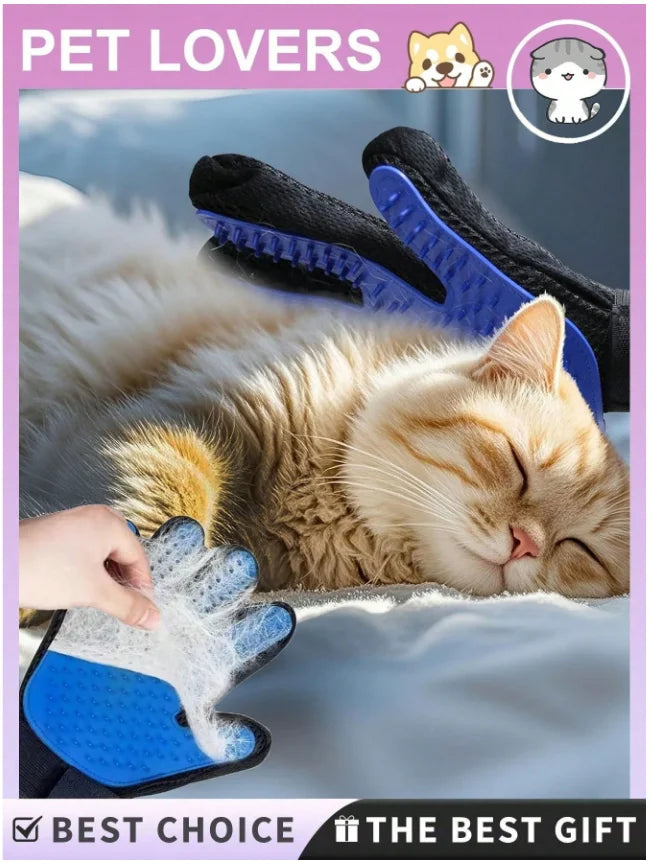 2-in-1 Deshedding Glove Bath Set