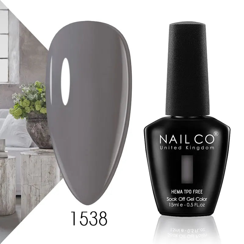 NAILCO 15ml Nail Gel Polish Semi Permanent UV Varnish Nails Art Gel Vernis Manicure TOP BASE Nails Products Supplies Equipment