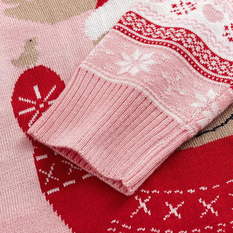 Winter Cartoon Knit Kids Pullover Sweater