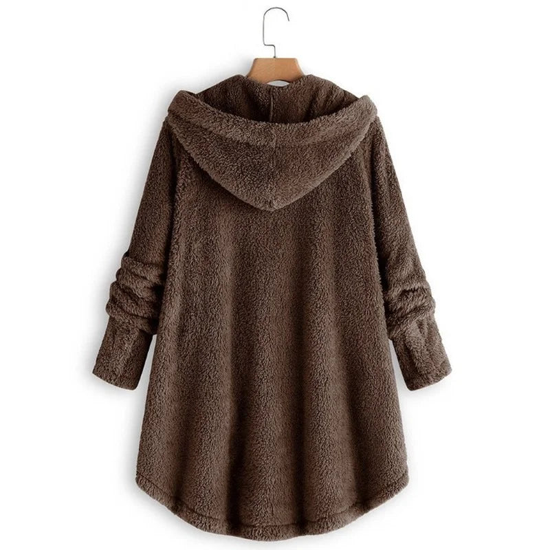Plush Wool Blend Winter Coat