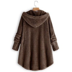 Plush Wool Blend Winter Coat