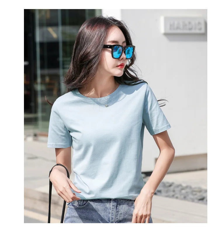 Pure Cotton Casual Loose Tee