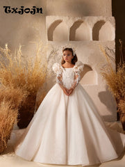 Glitter Beaded Princess Ball Gown
