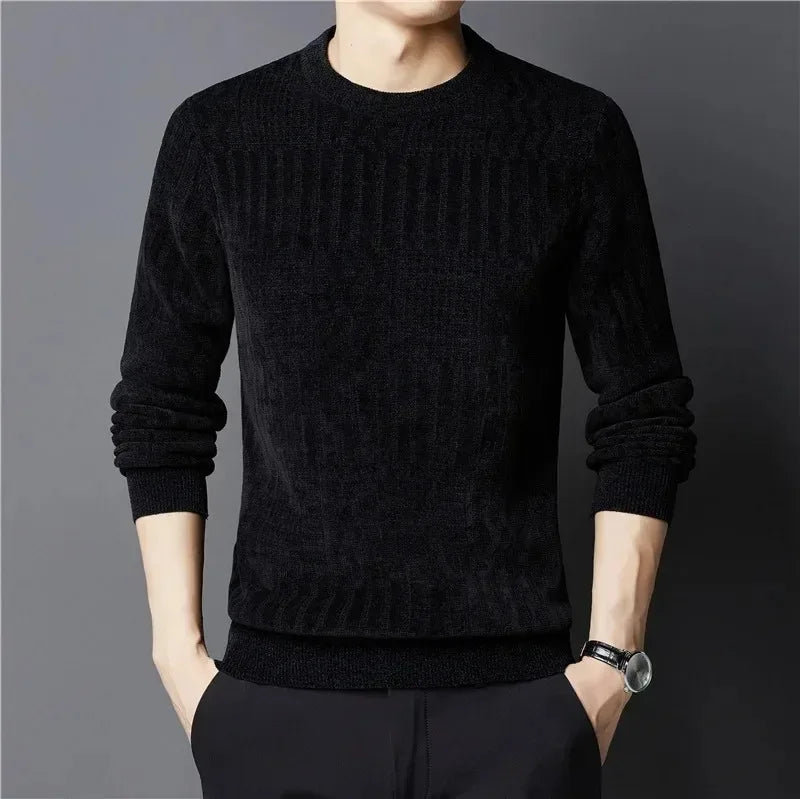 Thick Knit Winter Crew Sweater