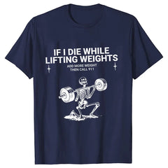 Funny Gym Workout Tee Men