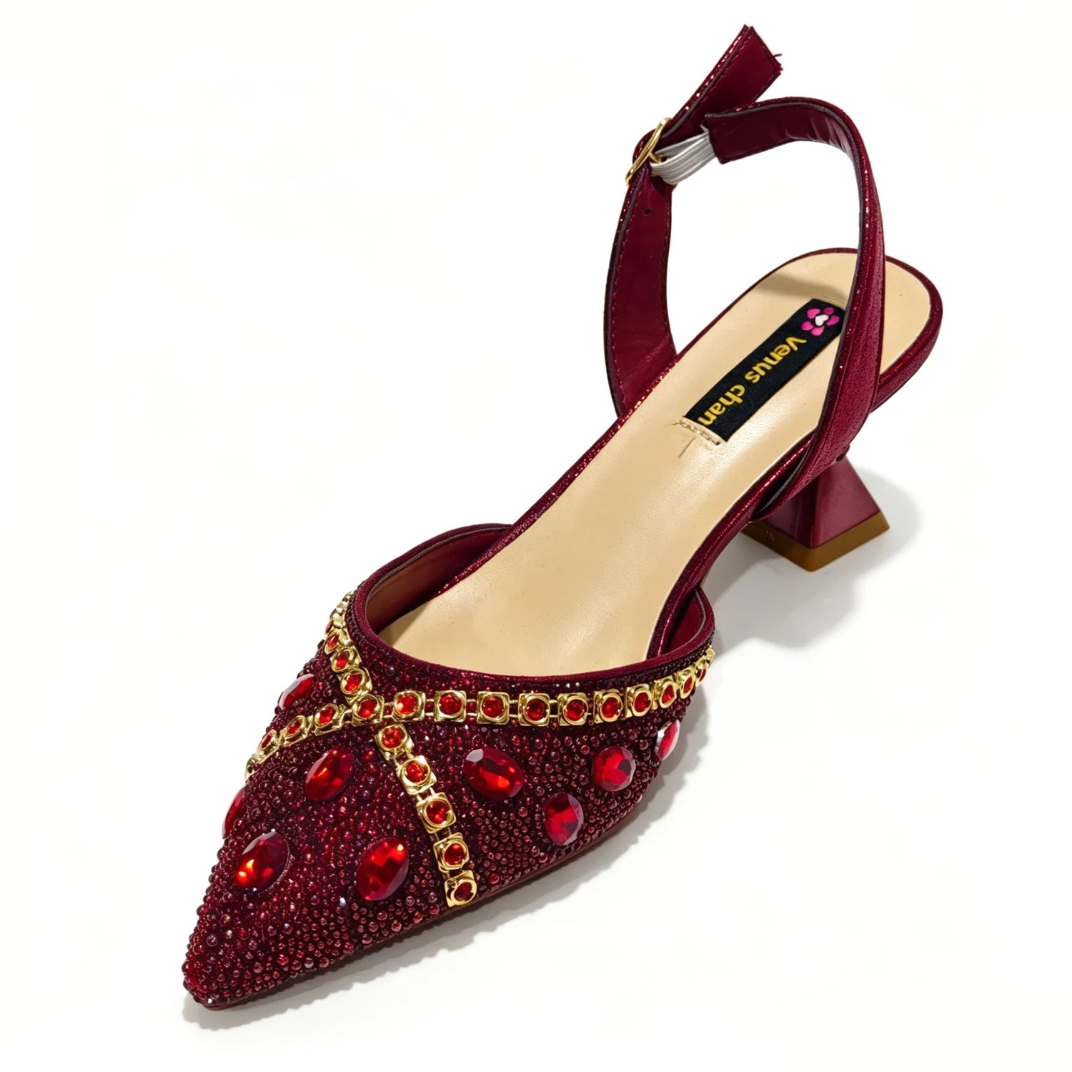 Pointed Toe High Heels Shoes and Matching Bag Set Women Fashion PU Leather Pumps Shoulder Bag Party Wedding Dress Footwear Handb