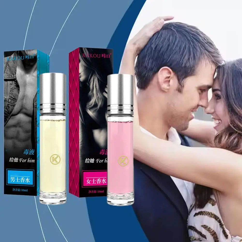 10ml Pheromone Temptation Lasting Dating Ball Body Parfum Mini Portable Unisex Roll On Eau De Toilette Fresh Natural Fragrance
