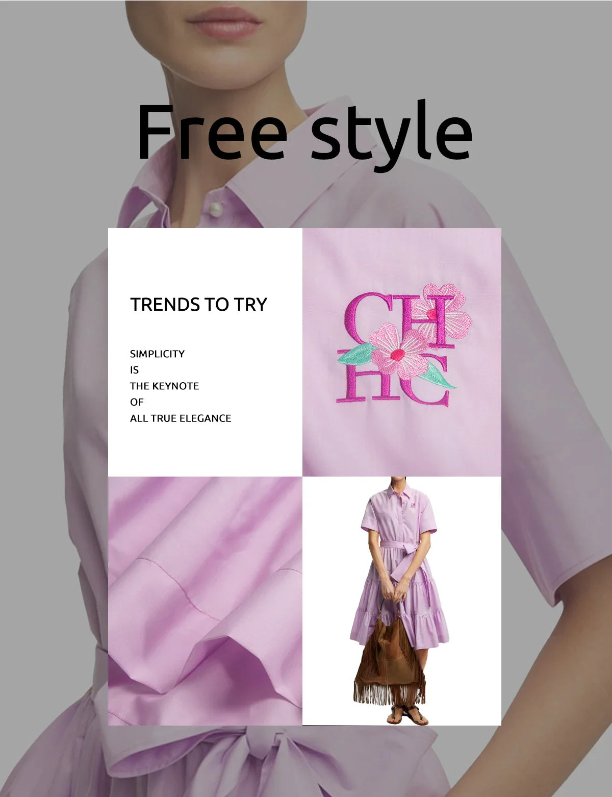 TITLE: Chic Summer Office Chic Dress