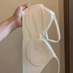 Women's Sexy Gathered Sports Bra Breathable Thin Backless Underwear No Steel Rings Comfortable Supportive Sports Bra for Women