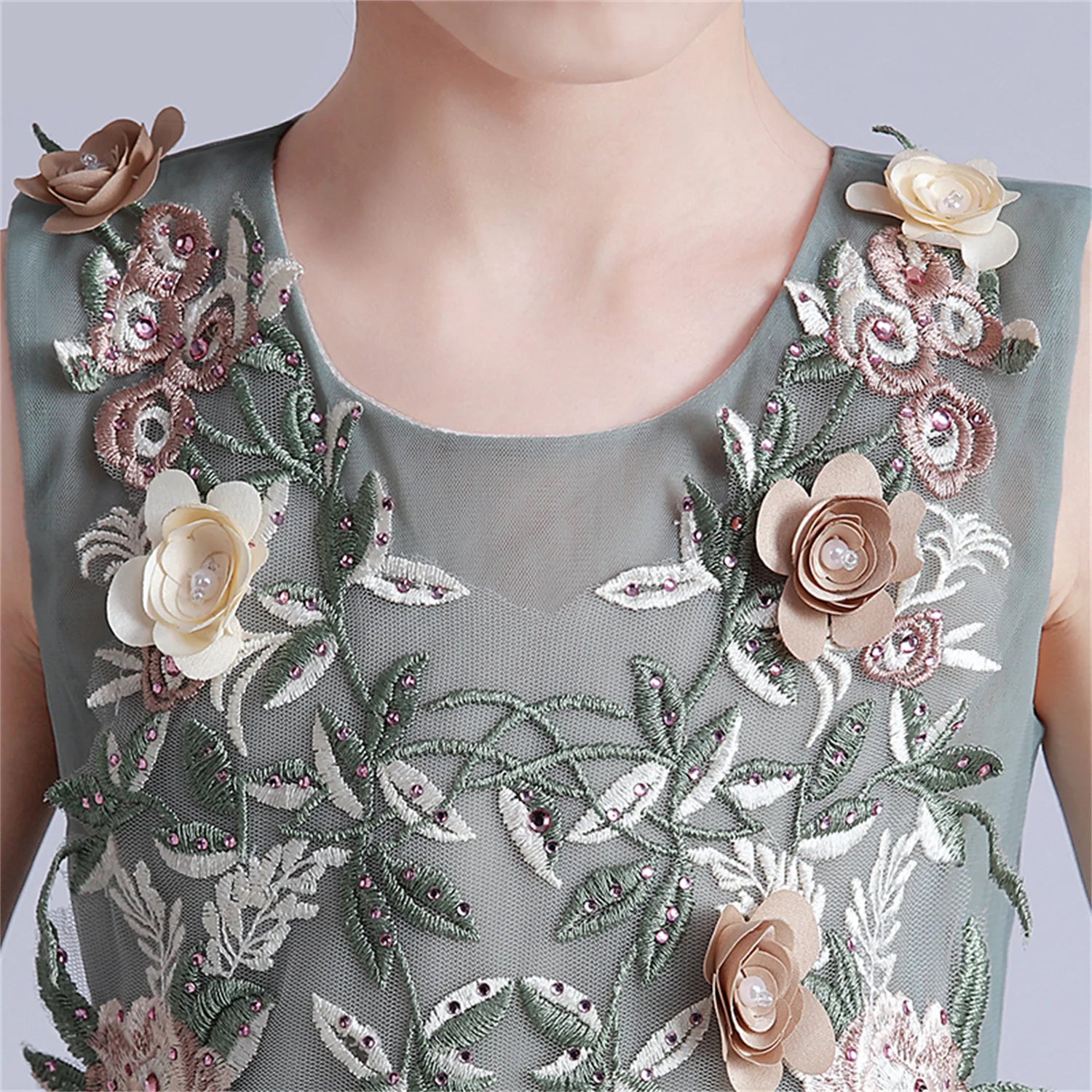 Pearl Cake Princess Party Dress