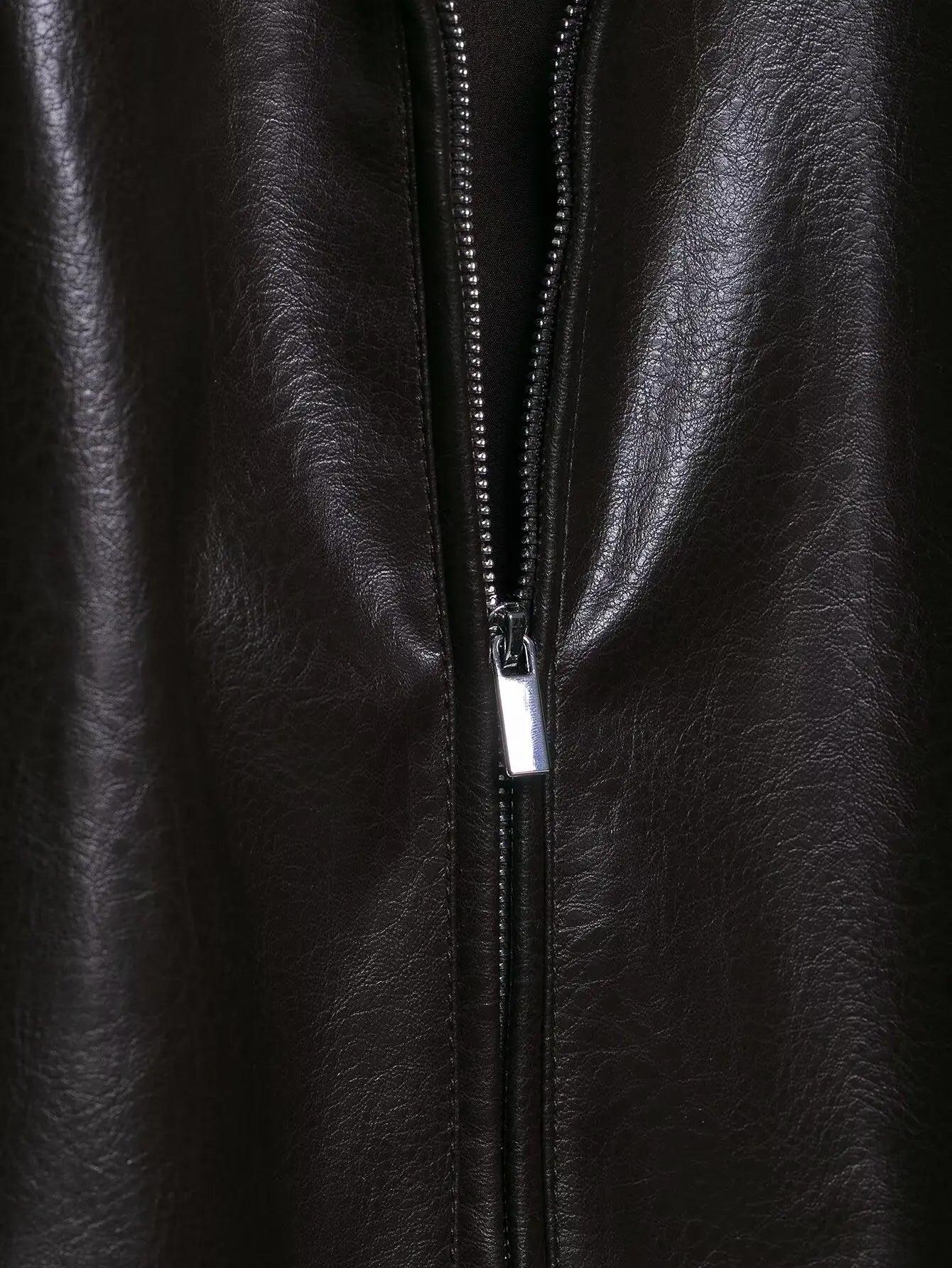 Faux Leather High Street Jacket