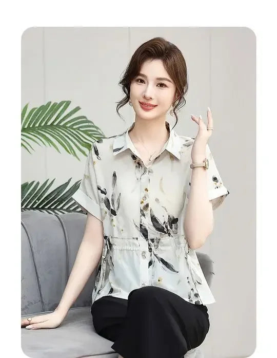 Printed Summer Casual Shirt Women