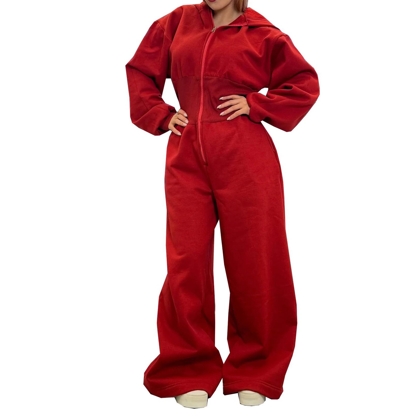 Casual Hooded Winter Jumpsuit
