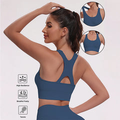 Hollow Out Beautiful Back Yoga Bra