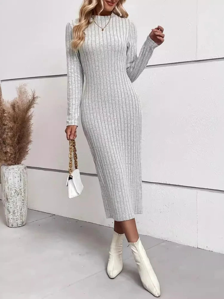 Winter Elegance Slim Fit Dress