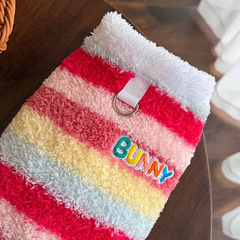 Pet Dog Clothes Soft Warm Fleece Dogs Jumpsuits Pet Clothing for Small Dogs Puppy Cats Clothes Chihuahua Yorkshire Costume Coat