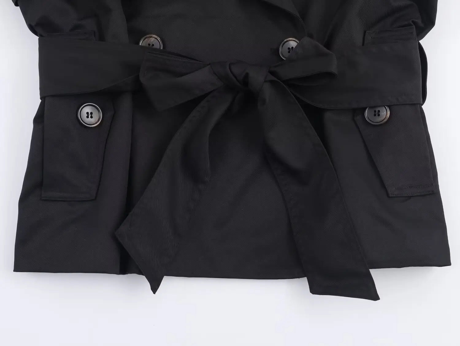 Women's Jackets Autumn 2026 New Fashion Short Trench Coats Chic Lapel Loose Elegant Women long-sleeved Warm Autumn Street Jacket