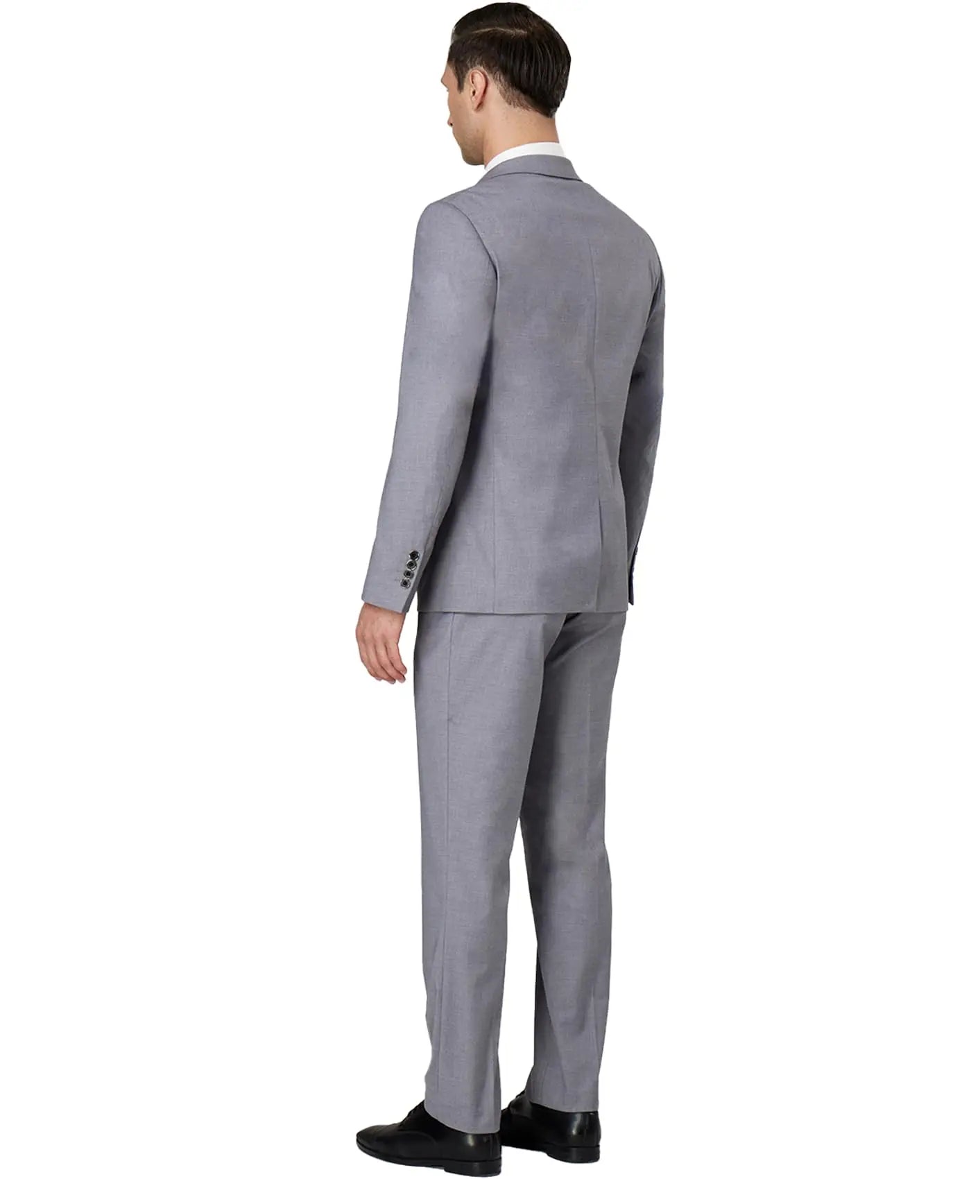 Men’s Regular-Fit Formal Suit Set – Tuxedo Jacket & Trousers