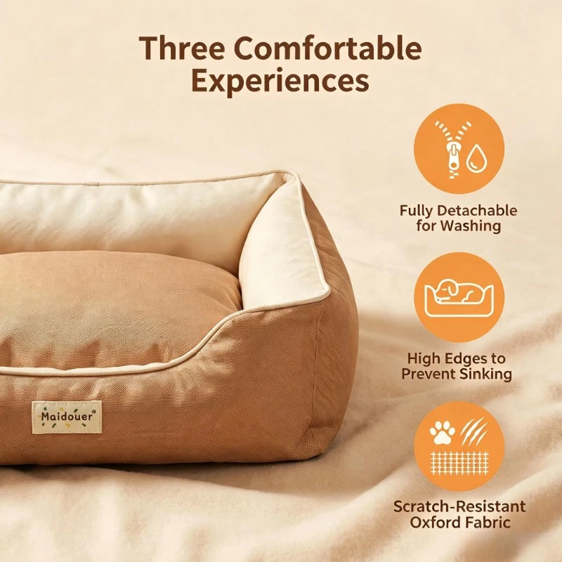 Soft and Cozy Dog And Cat Bed Four Season Pet Bed Suitable For Pet Nest For Small Medium Cats Small Dogs Pet Supplies