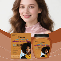 Leave-In Conditioner Cream For Curl Dry Hair Smoothing Deep Repair Damaged Shiny Nourishing Anti-Frizz Hair Care Conditioner