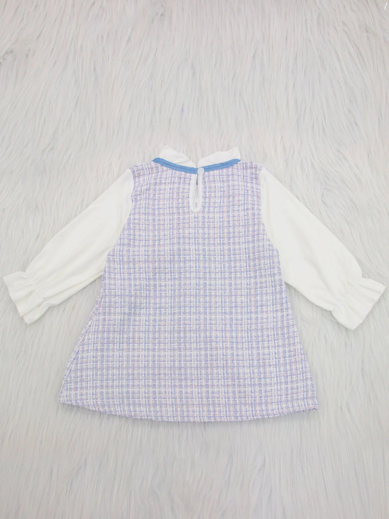 Cute Bow Plaid Baby Dress
