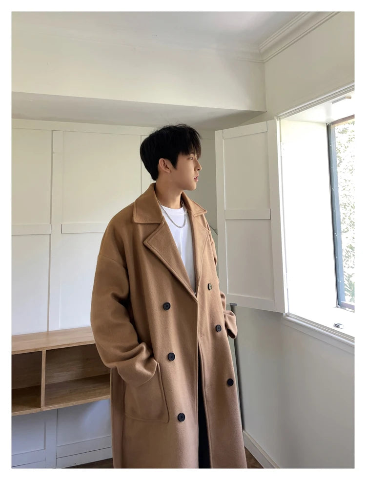 Winter Woolen Long Trench Coat