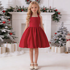 Elegant Bridesmaid Princess Girls Dress